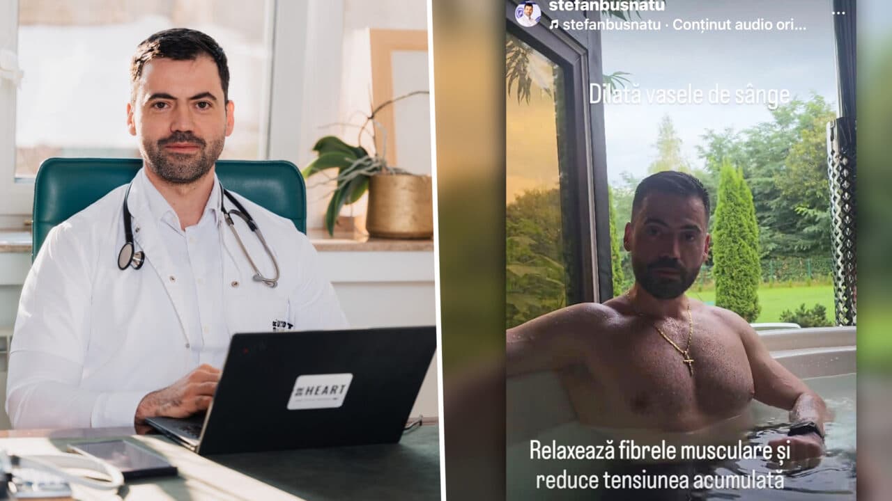 Sfaturi medicale la bustul gol, din cadă, de la posibilul viitor ministru al Sănătății: „Relaxează fibrele musculare și reduce tensiunea”