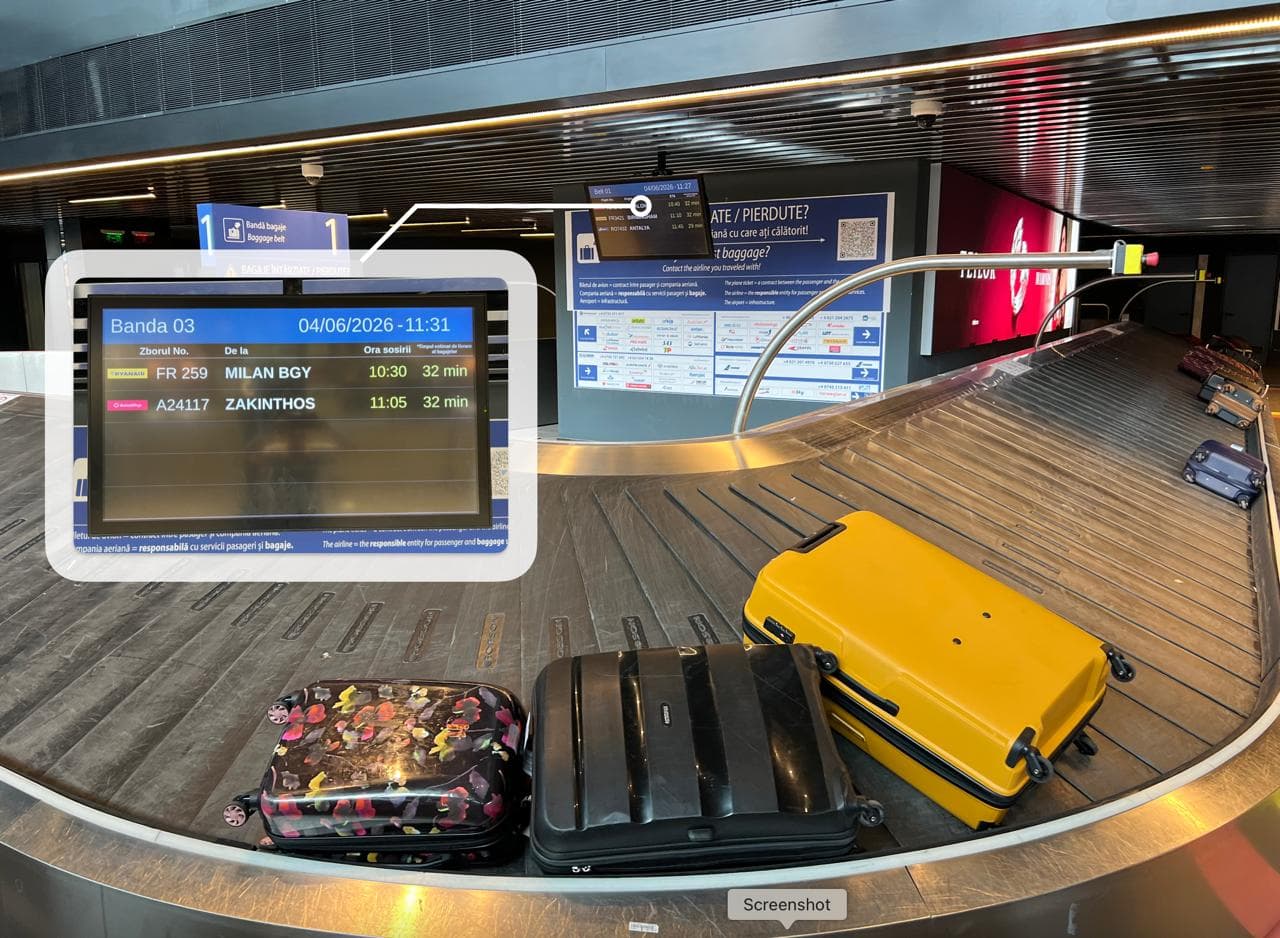 Premieră pe Aeroportul Otopeni: inteligența artificială va estima când ajung bagajele pasagerilor la bandă