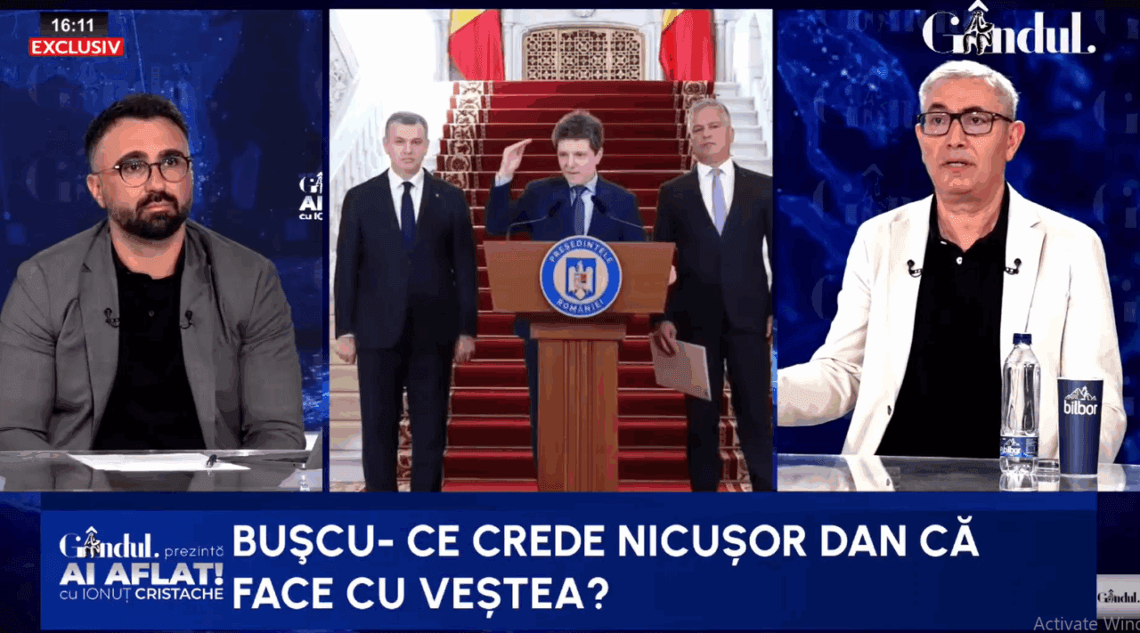 Enigma Nicușor Dan. Bușcu: E amator din perspectivă politică/Nu știu cât de conștient este de ceea ce se întâmplă