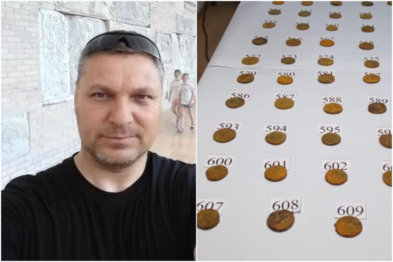 Un constănțean a predat statului un tezaur cu sute de monede romane, dar a ajuns în instanță pentru recompensă. Ce s-a întâmplat după descoperire