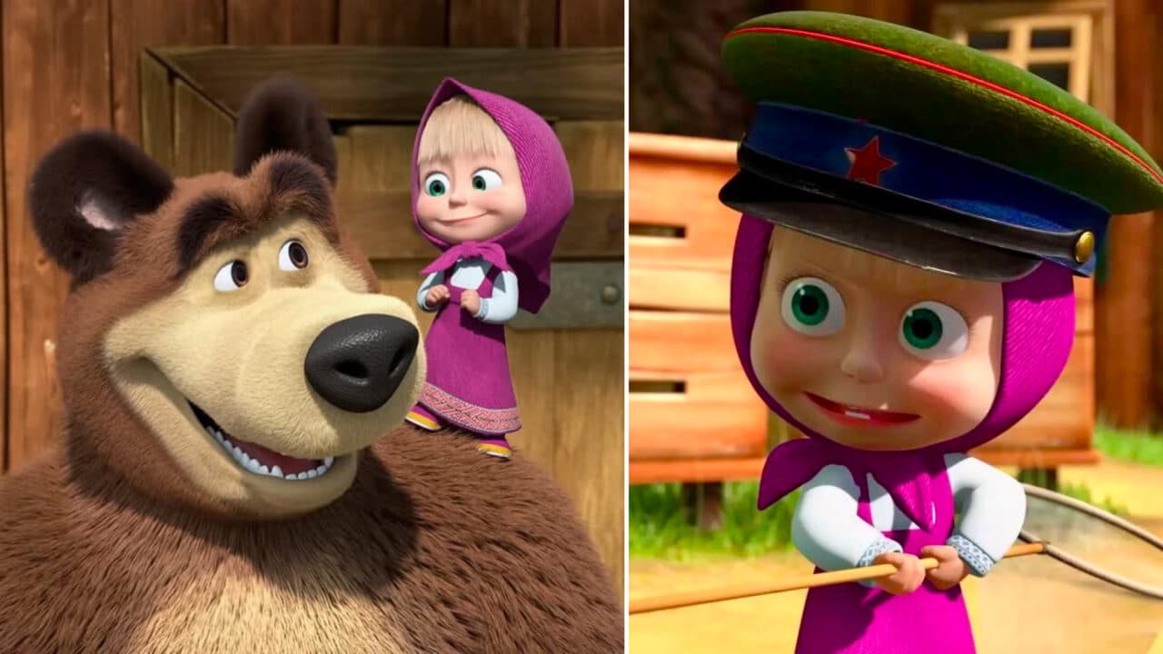 „Masha și Ursul”, acuzat de propagandă pro-Kremlin. Parlamentari europeni cer Netflix să retragă controversatul serial animat