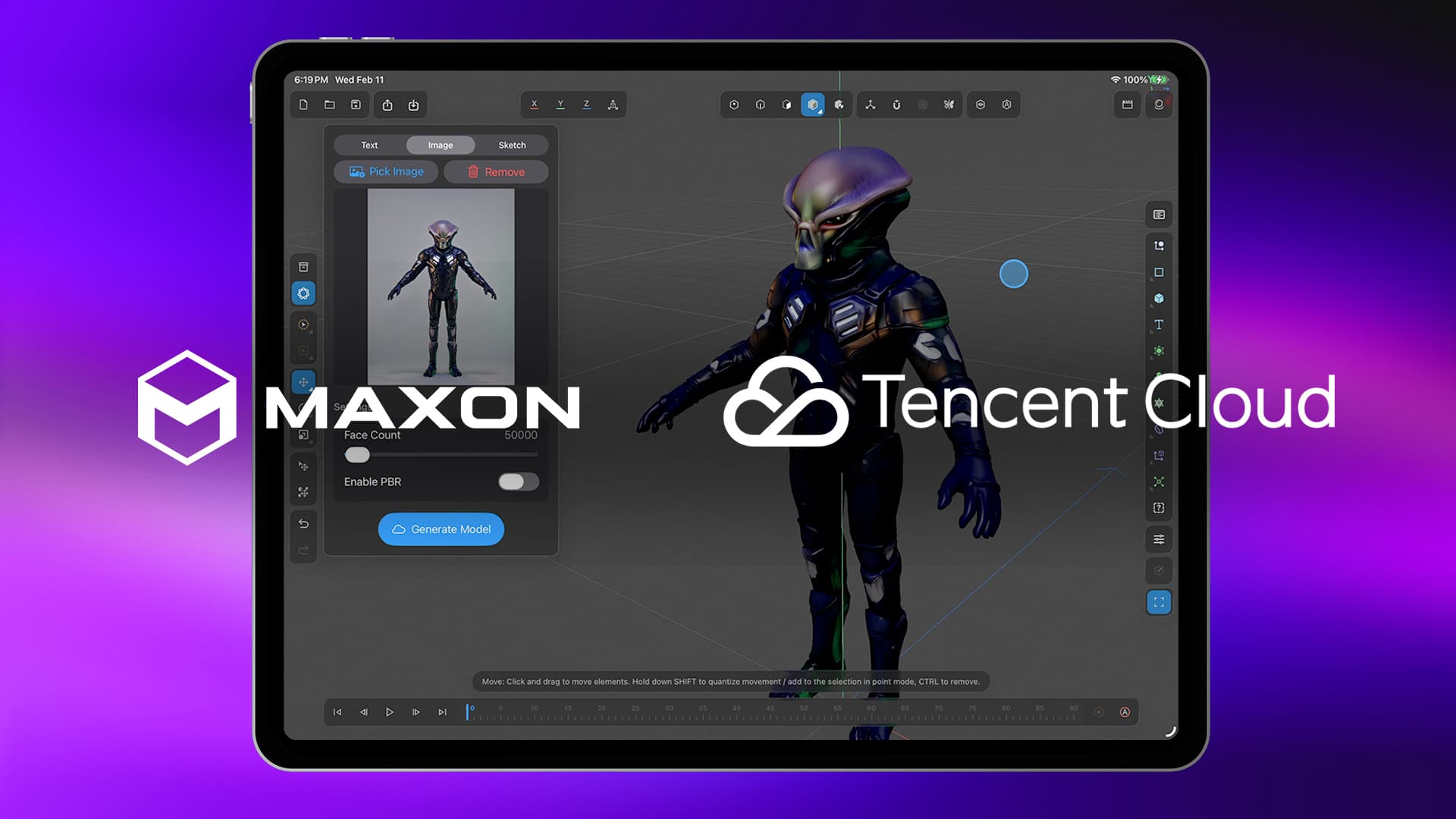 Cinema 4D va integra o funcție de inteligență artificială pentru generarea de modele 3D