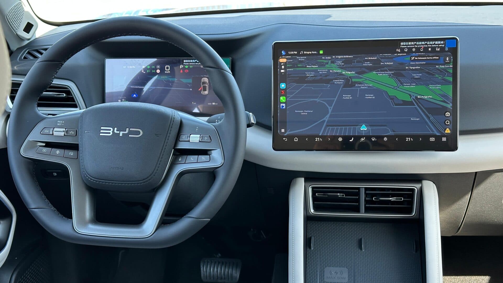 Video / BYD ATTO 2 DM-i: tehnologiile care fac diferența: cameră 360°, ecrane și digitalizare aproape completă la bord