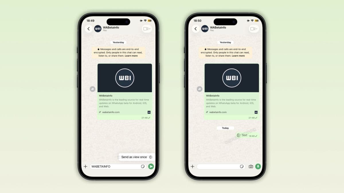 View once: WhatsApp pregătește o nouă funcție pentru mesajele text