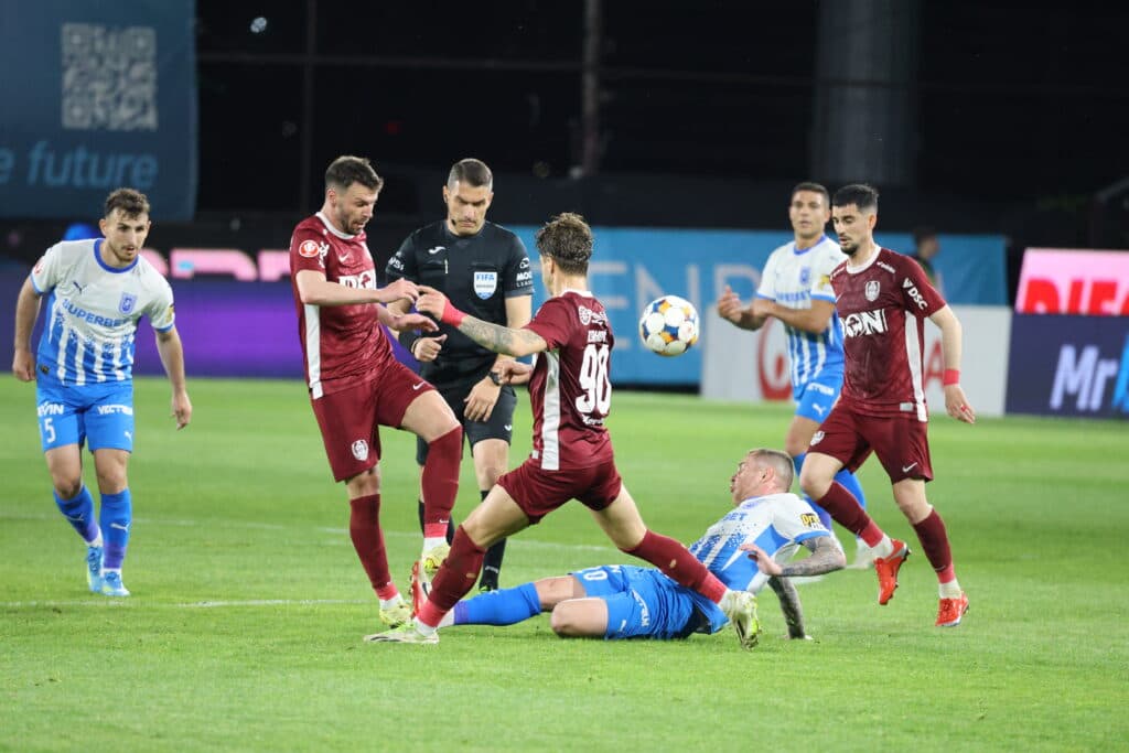 Remiză între CFR Cluj și Universitatea Craiova: doar un singur șut pe spațiul porții