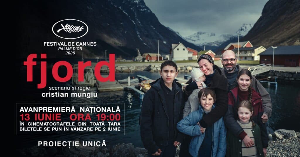 „Fjord”, noul Palme d’Or semnat de Cristian Mungiu, poate fi văzut pe 13 iunie la CINEMAX Veranda Mall. Biletele se pun în vânzare pe 2 iunie