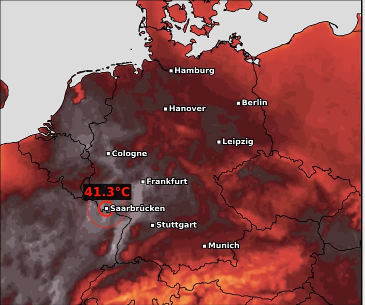 Germania înregistrează cea mai caldă noapte din istorie, pe fondul unui val de caniculă extremă / Sunt așteptate temperaturi de până la 42 de grade și furtuni violente
