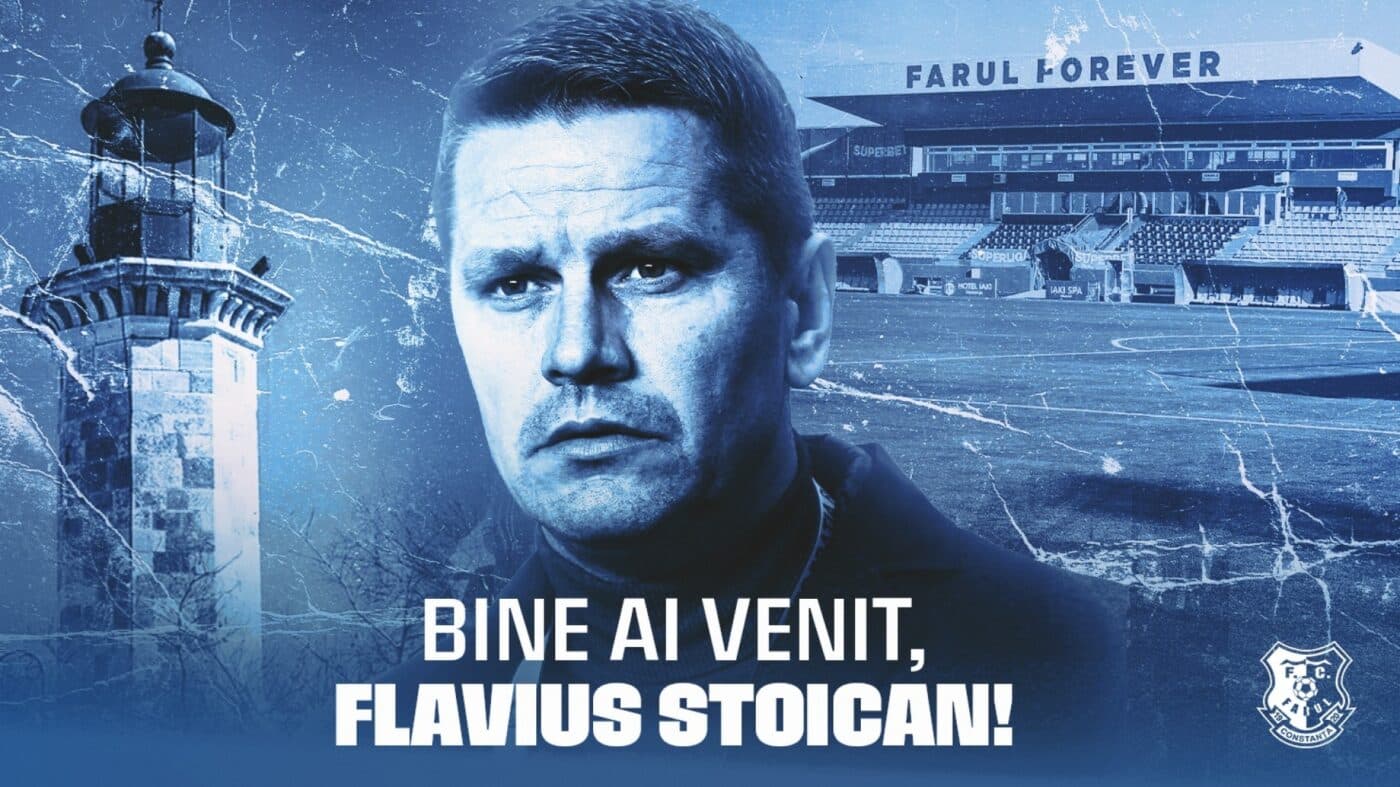 Superliga: La scurt timp după ce a anunţat plecarea lui Ianis Zicu, Farul l-a numit antrenor pe Flavius Stoican