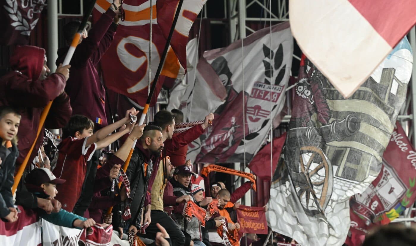 Galeria Rapidului aruncă în aer reeditarea sfertului UEFAntastic după 20 de ani: „Nu participăm la retragerea lui Lovin, fotbalist submediocru!”