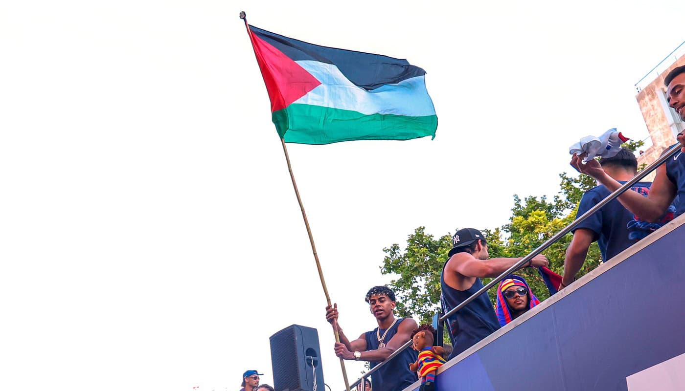 Palestina a reacționat după gestul istoric și controversat al lui Lamine Yamal