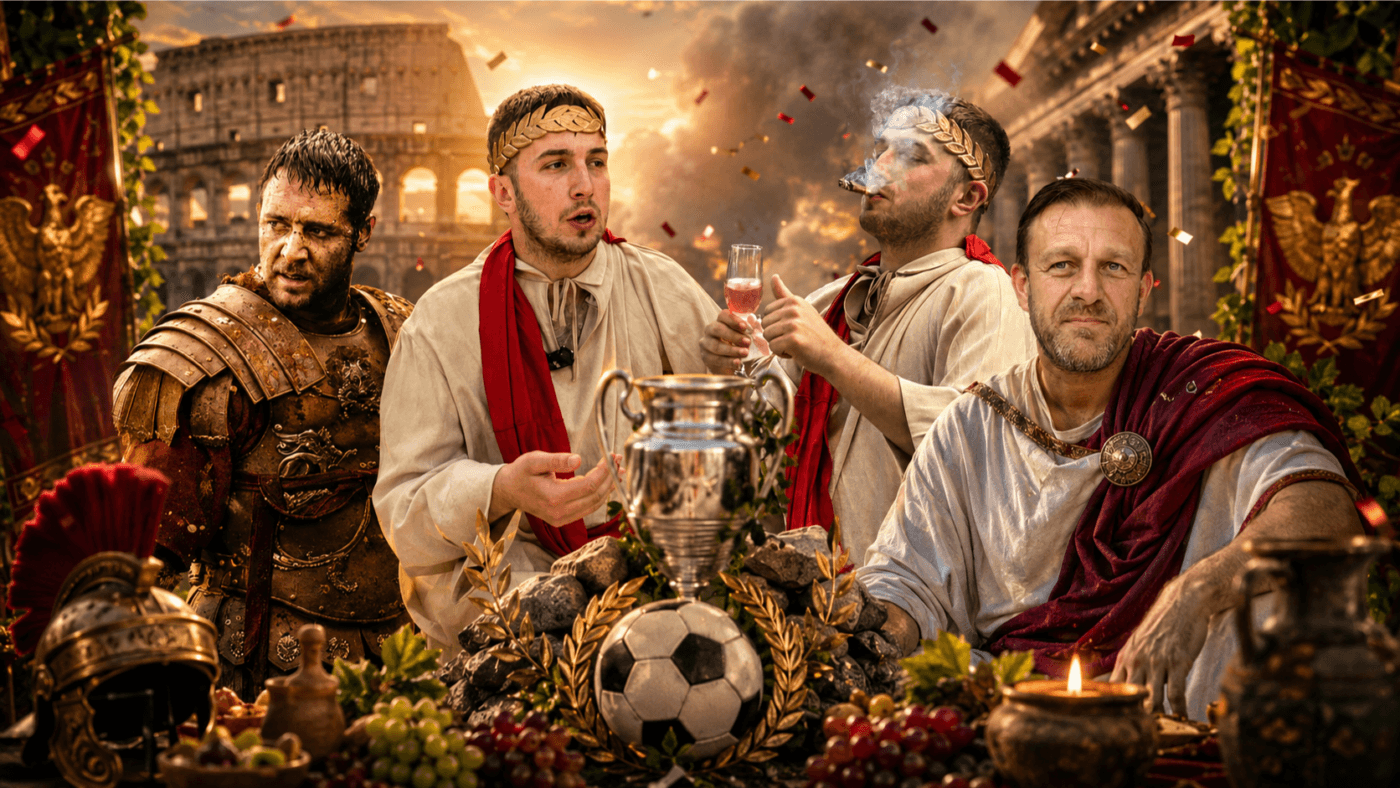 EXCLUSIV Petrecere de Champions League la promovarea istorică în Liga 2 din România: Imperiul roman și Gladiatorul, în centrul atenției. „Impresarii deja ne sună”
