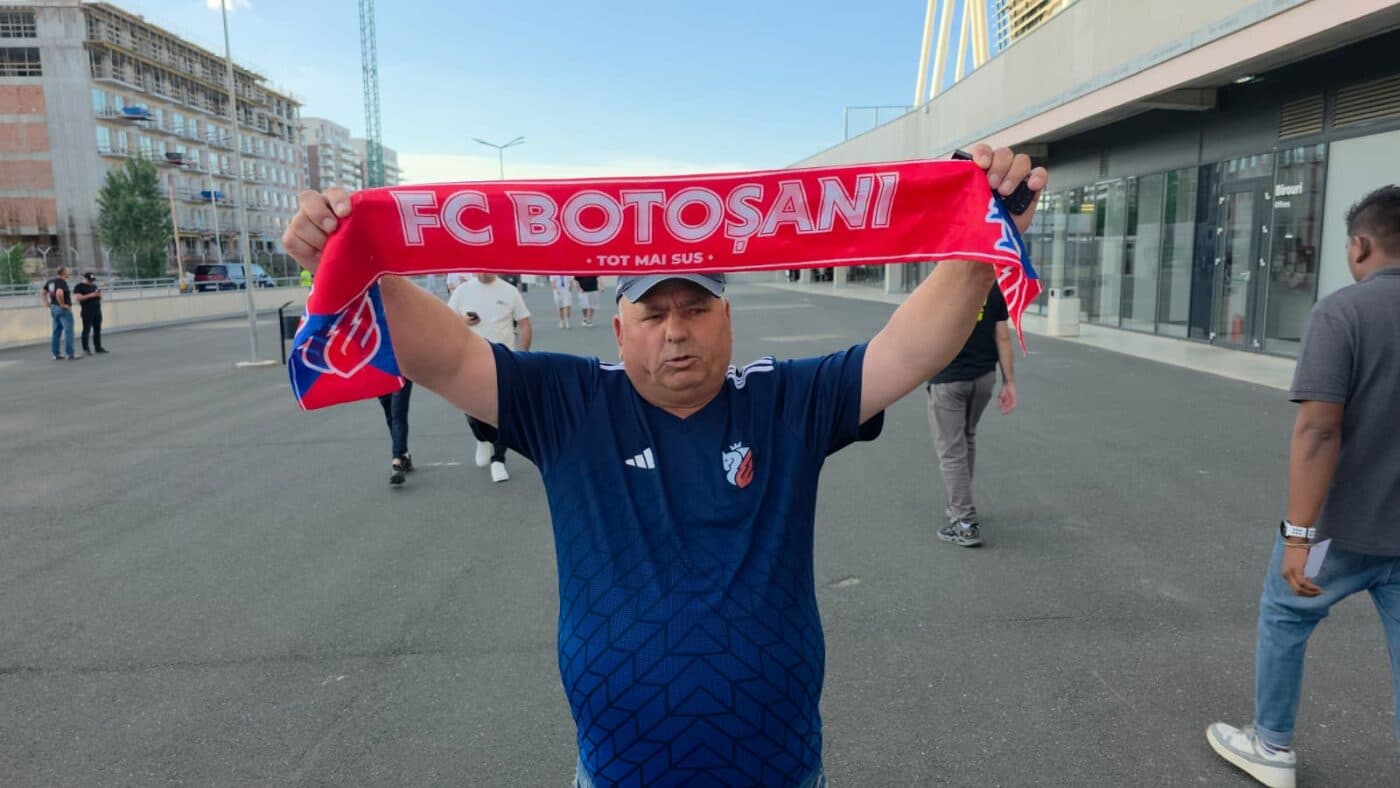 VIDEO Ultras FC Botoșani cum n-ai mai văzut: „Am venit pentru analize la București și am zis să rămân la meci!”