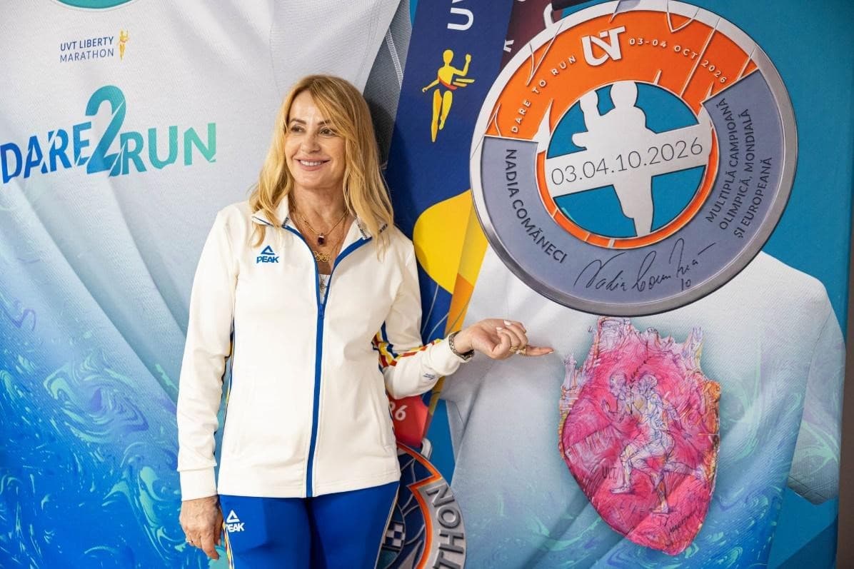 Nadia Comăneci peste tot în 2026! Campioana olimpică va semna medalia campionului de la maratonul organizat într-un mare oraș al țării