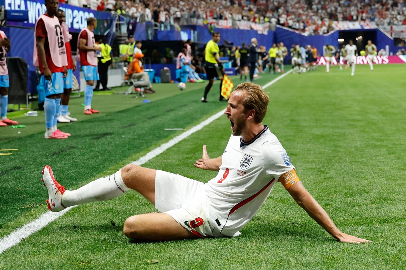 CM 2026 Cum a numit presa din Congo RD ceea ce a făcut Harry Kane pe teren în meciul cu Anglia!