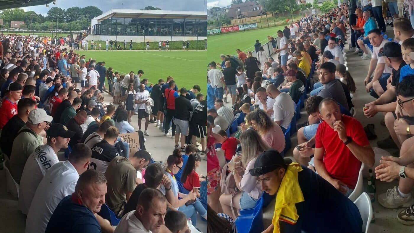 VIDEO FCSB, iubită peste tot! Românii au luat cu asalt stadionul pentru amicalul cu Union Saint-Gilloise